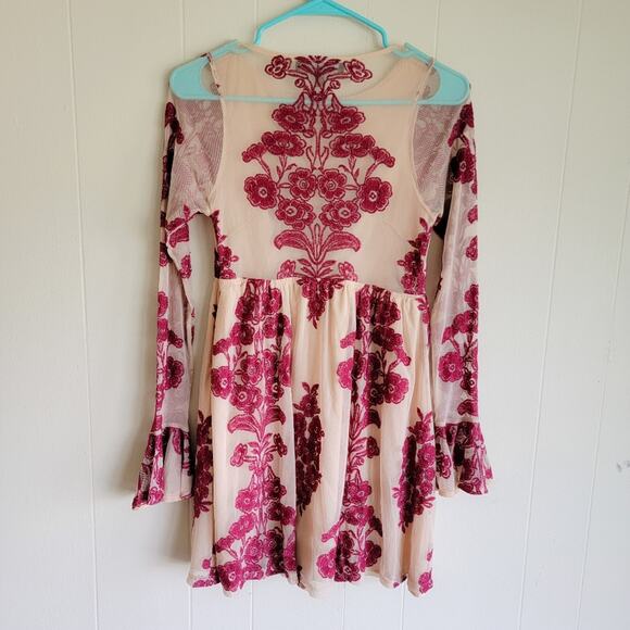 For Love & Lemons Temecula Long Sleeve Mini Dress - Picture 4 of 5